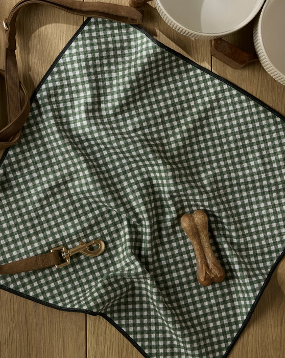Geometry Paw Towel | Bramble Green