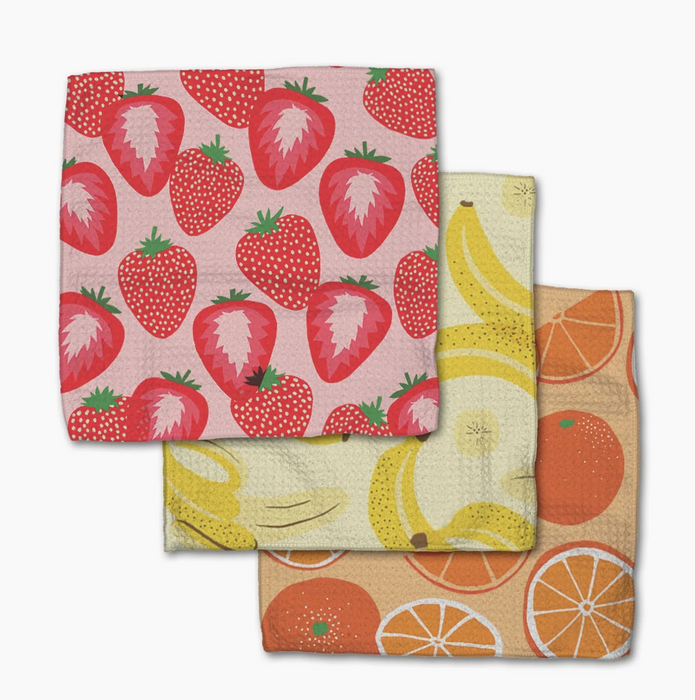 Geometry Dishcloth Set | Favorite Fruit