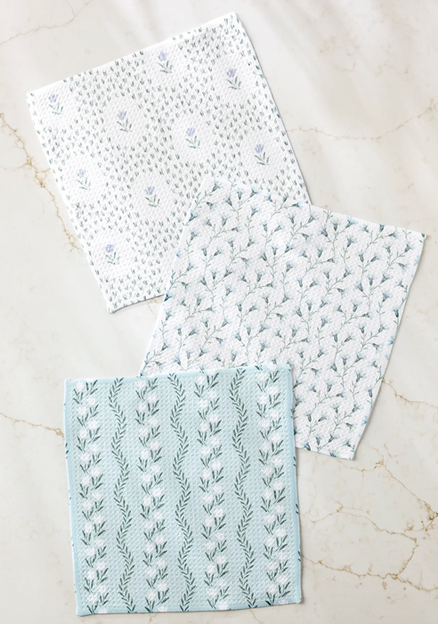 Geometry Dishcloth Set | Trailing Farmhouses Florals