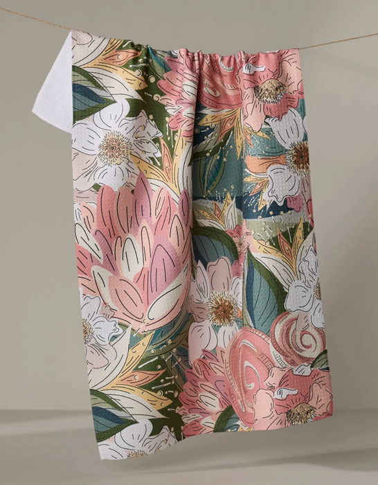 Geometry Tea Towel | Flower Explosion