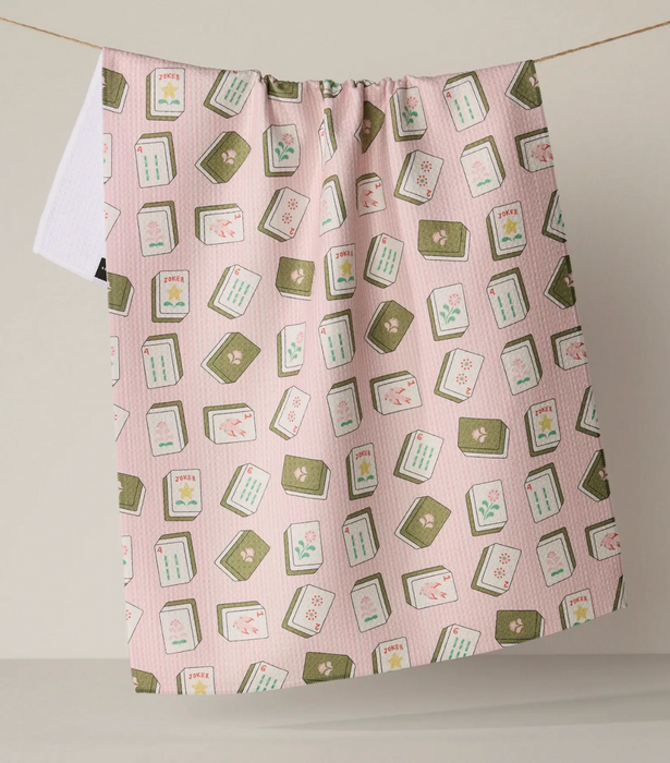 Geometry Tea Towel | Flower Tiles