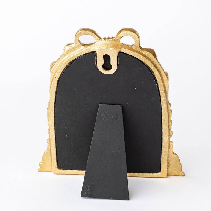 Gold Ribbon Tabletop Mirror