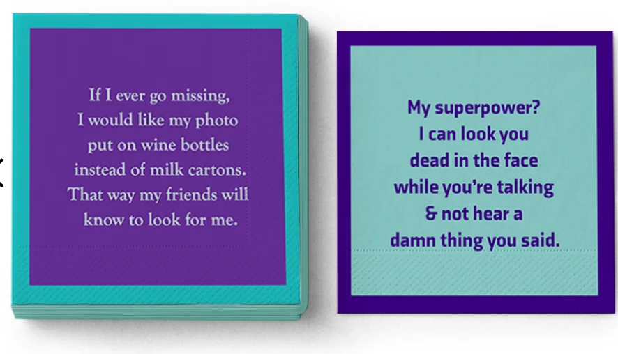 Milk Carton Bev Napkins