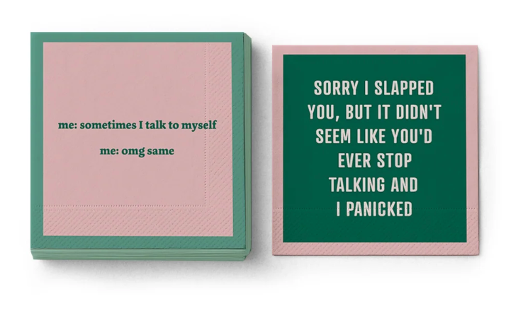 Talk to Self Bev Napkins