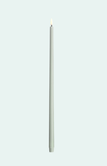 21.7"" LED 400 Hr Tall Taper | Dusty Green