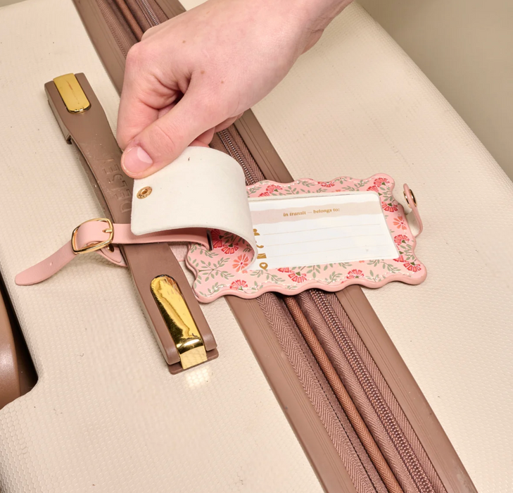 Jetsetter Luggage Tag | Everbloom Dusty Rose