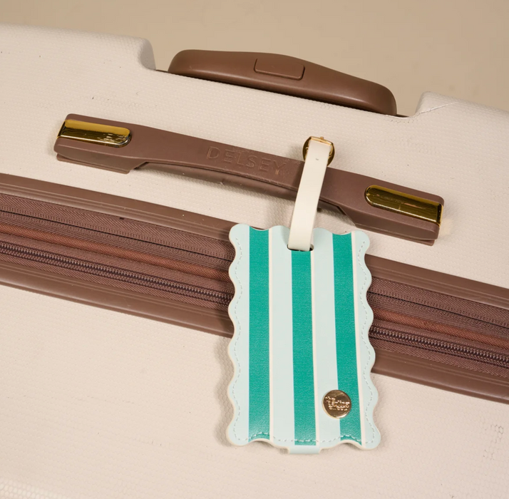 Jetsetter Luggage Tag | Sicily Stripes Teal