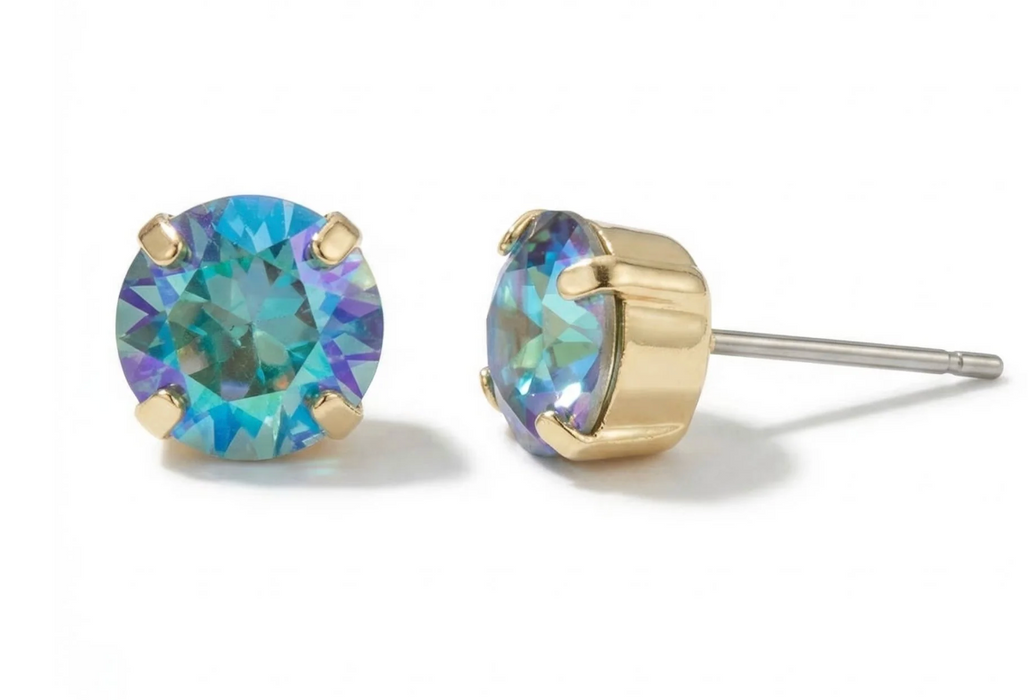 Simple Studs | Aquamarine