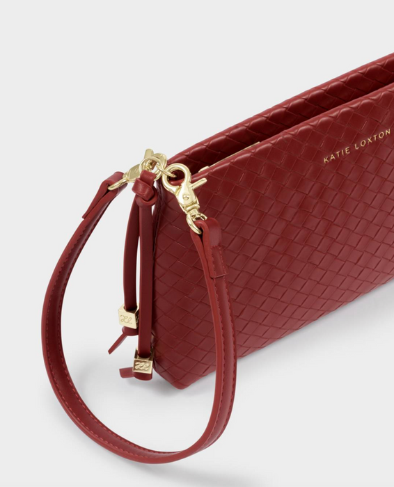Nova Small Shoulder Bag | Crimson