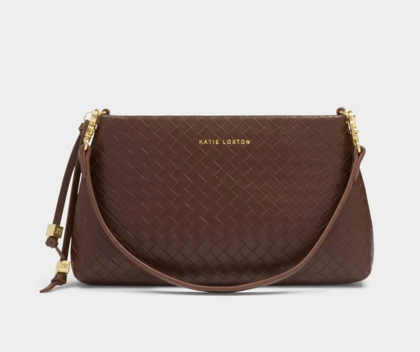 Nova Small Shoulder Bag | Chocolate