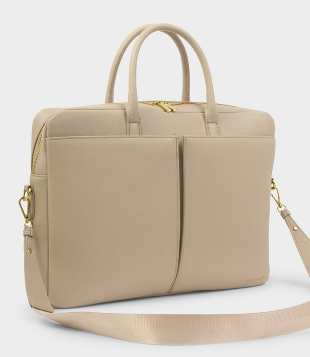City Laptop Bag | Lt Taupe