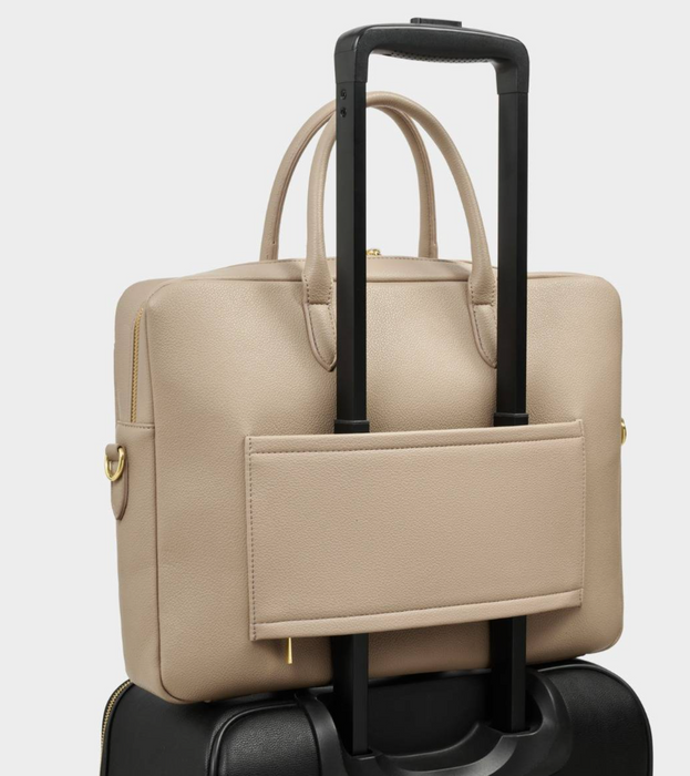 City Laptop Bag | Lt Taupe