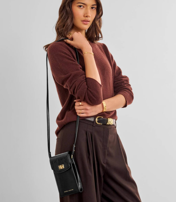 Orin Twist Lock Slim Bag | Black