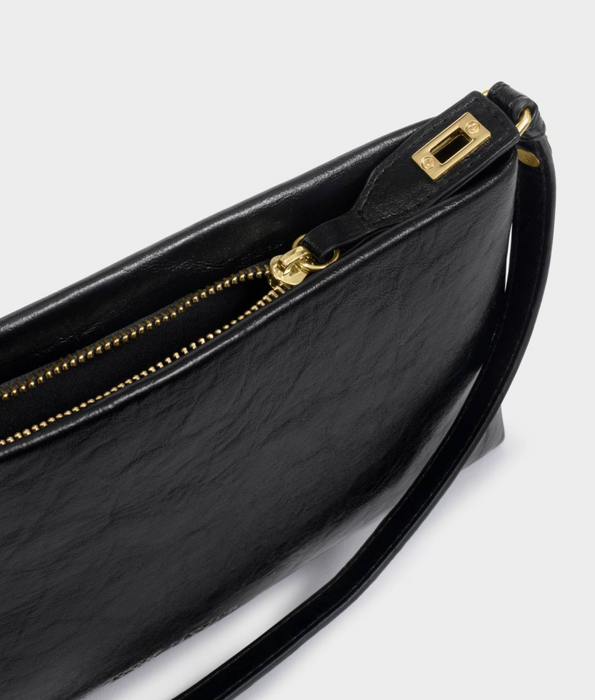 Orin Twist Lock Small Shoulder | Black