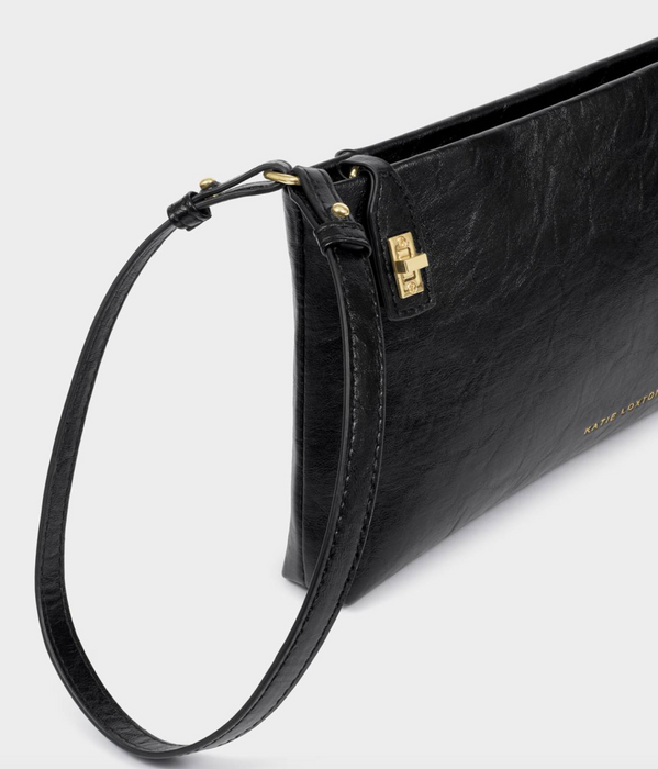Orin Twist Lock Small Shoulder | Black