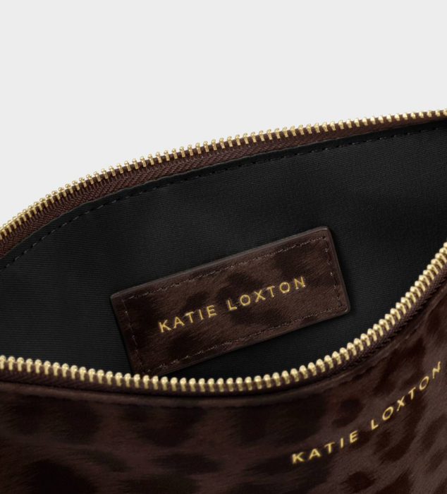 Lottie Wristlet | Chocolate Leopard