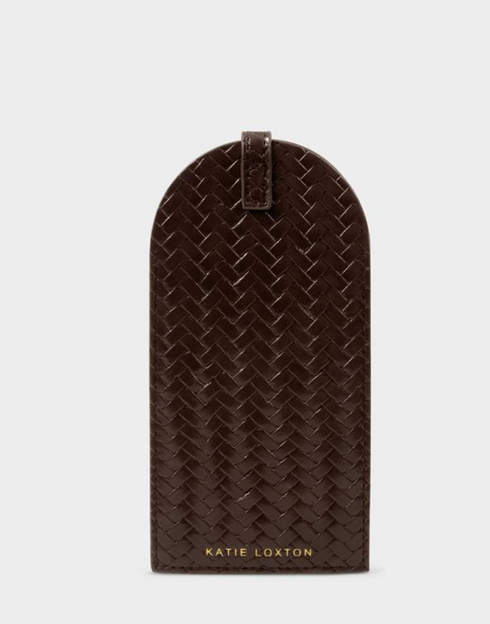 Glasses Sleeve | Chocolate Woven