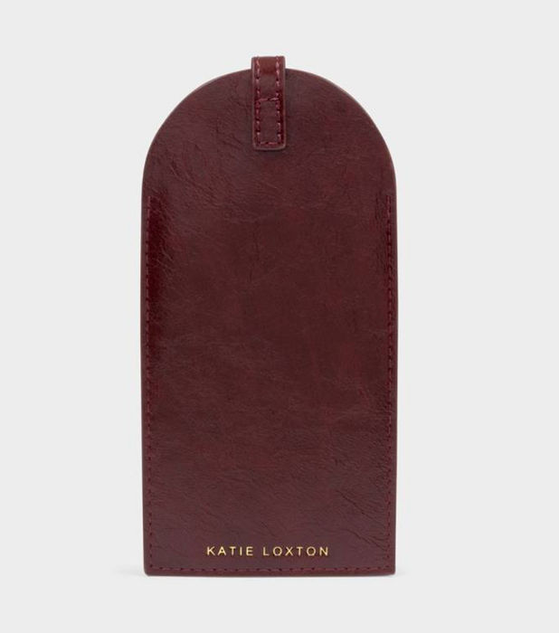 Glasses Sleeve | Cherry Patent Crackle