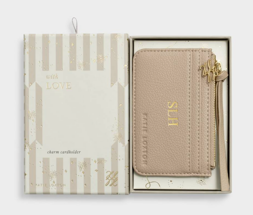 Boxed Coin & Card Holder | Light Taupe