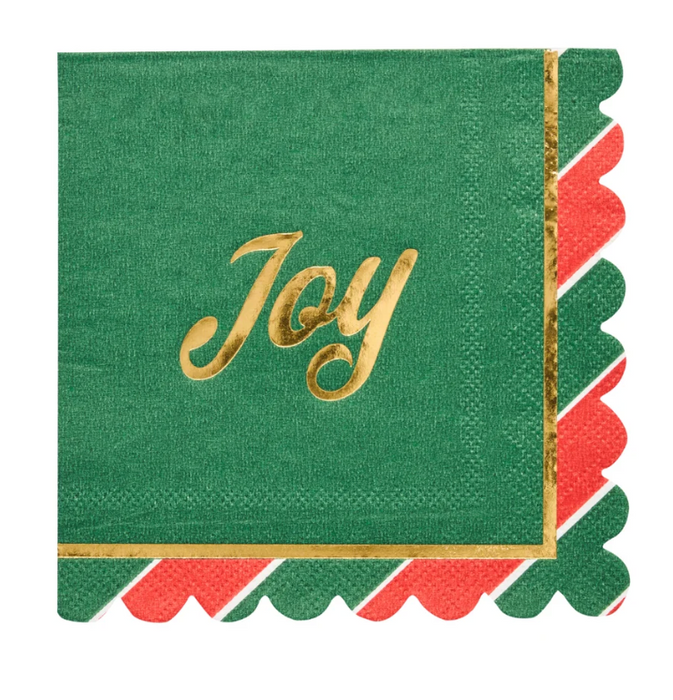 Joyful Christmas Cocktail Napkin