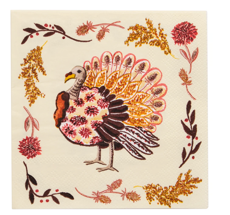 Amber Harvest Cocktail Napkins