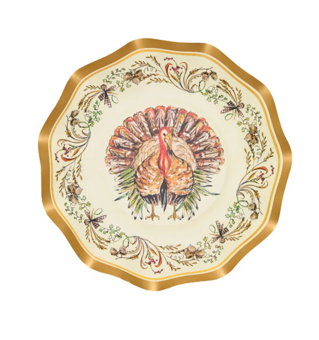 Turkey & Gourds Appetizer/Dessert Bowls
