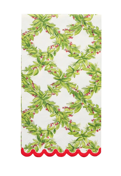 Holly Berry Guest Towels
