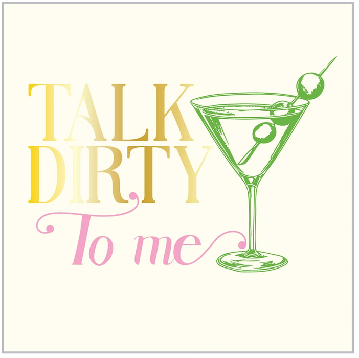 Talk Dirty Cocktail Napkins