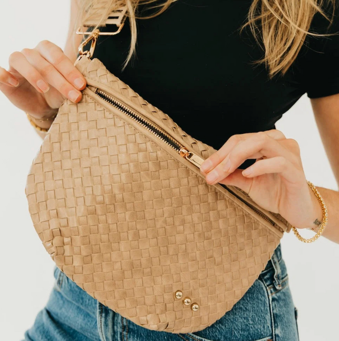 Westlyn Woven Bum Bag | Taupe