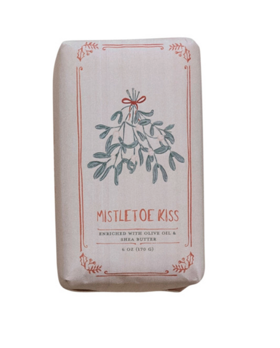 Mistletoe Kiss Scented Milled Bar Soap