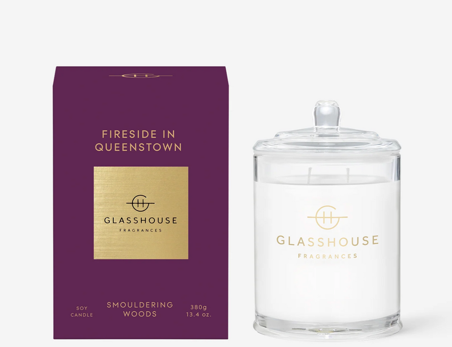 Glasshouse 13.4oz Candle | Fireside in Queenstown