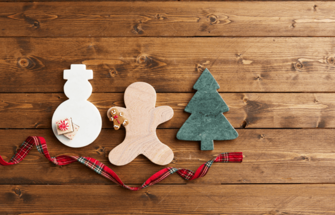 Mini Gingerbread Man Marble Board