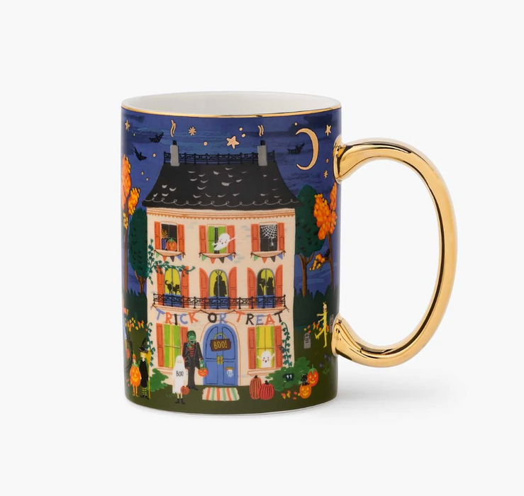 Haunted House Porcelain Mug