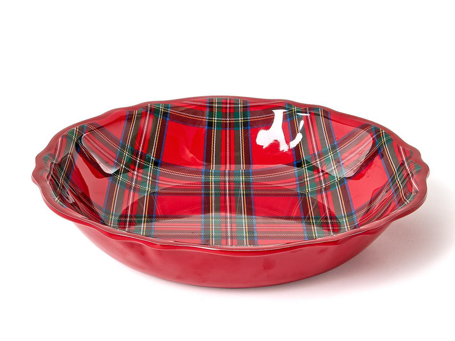 Tartan Melamine Bowl