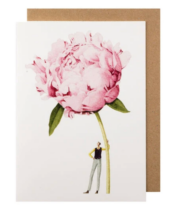 Pink Peony Card