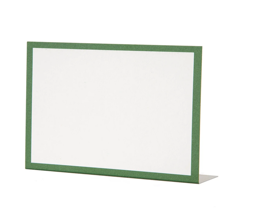 Dk Green Frame Place Cards