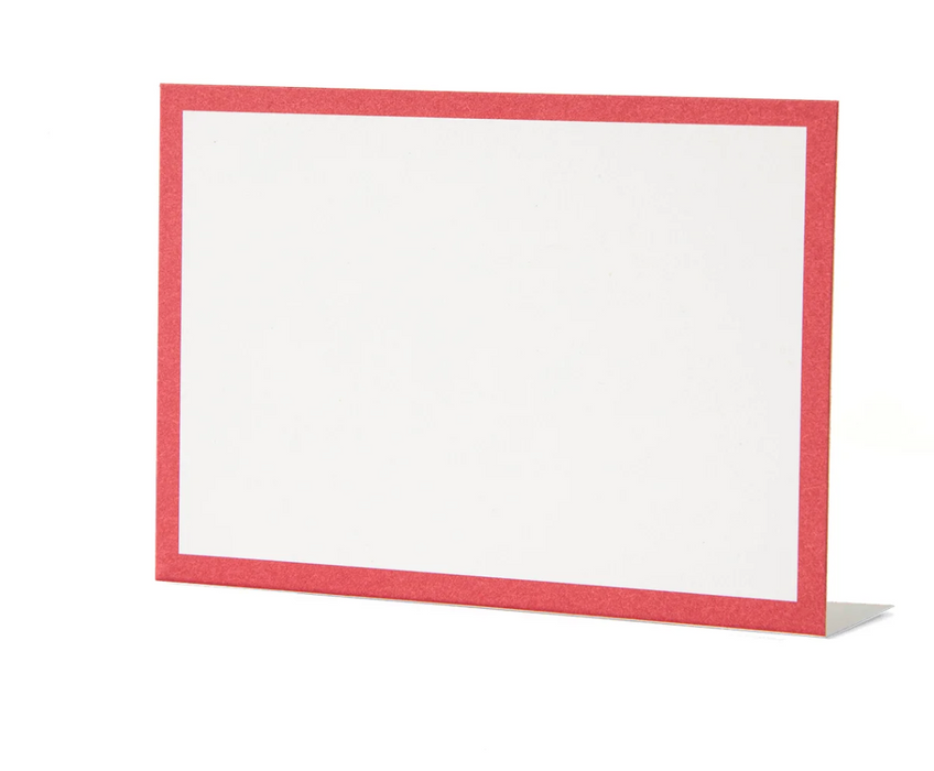 Red Frame Place Cards
