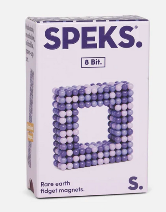 Speks Rare Earth Magnets | 8 Bit Purple