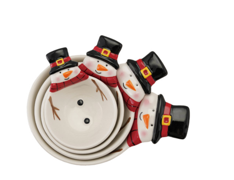 Snowman Nesting Measuring Cups