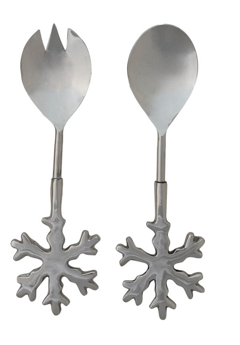 Snowflake Salad Servers