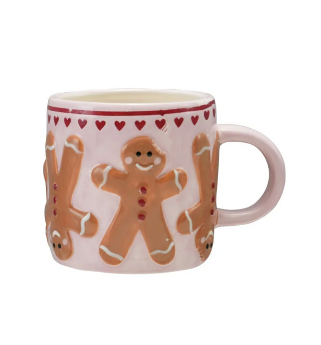 Pink Gingerbread Mug