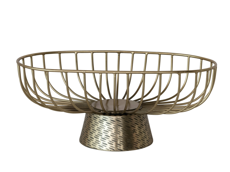 Metal Wire Footed Bowl