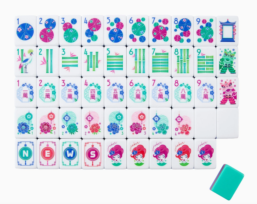 Sea Breeze Mahjong Tiles