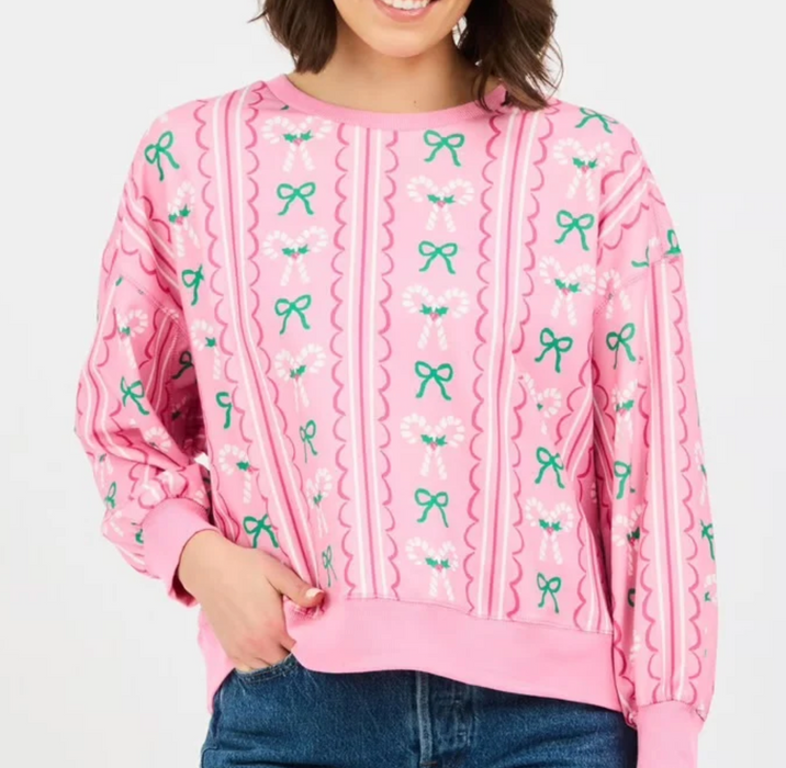 Millie Peppermint Twist Sweatshirt