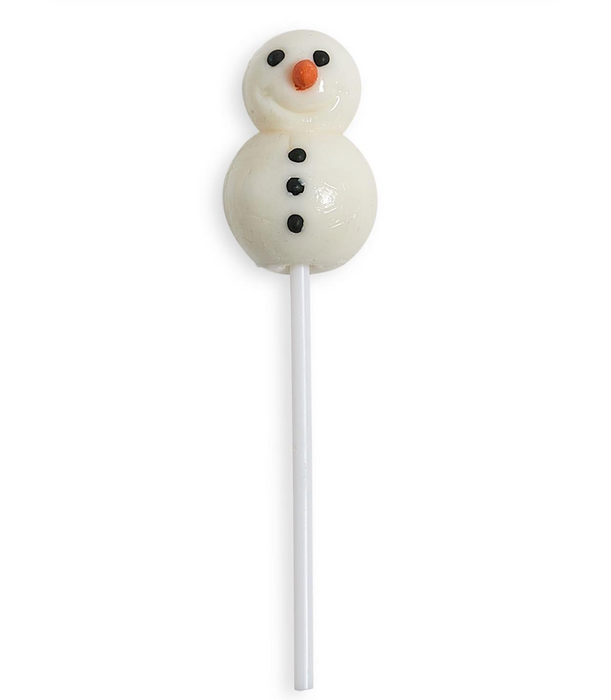 Vanilla Snowman Lollipop