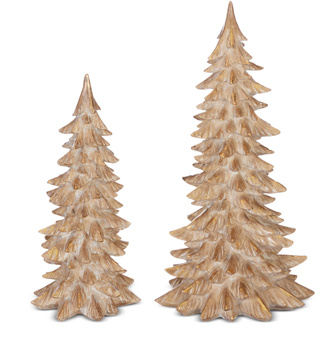 12" Gold Leaf Tree