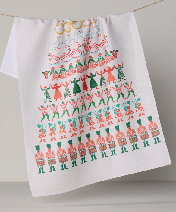 Geometry Tea Towel | Counting Christmas