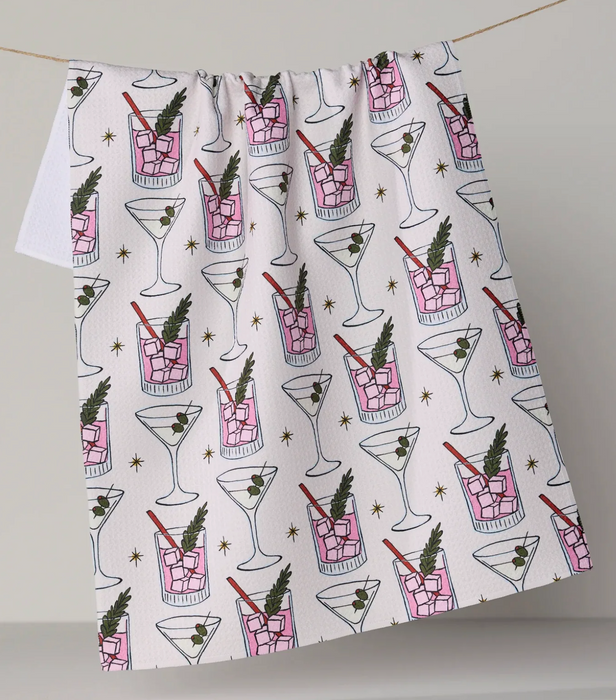 Geometry Tea Towel | Cocktail Countdown