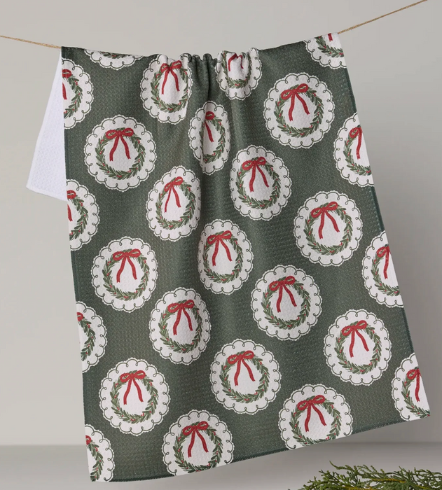 Geometry Tea Towel | Merry Wreaths