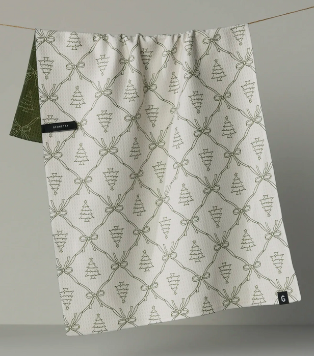 Geometry Luxe Tea Towel | Cedar Bows